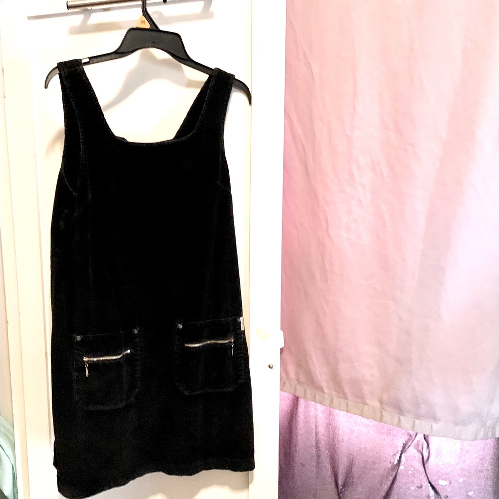 Cute 90s style Corduroy Mini Jumper Dress